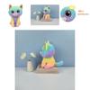 Cassidy Rainbow Cat Plush Toy Colorful And Soft Stuffed Animal For Kids' Birthdays