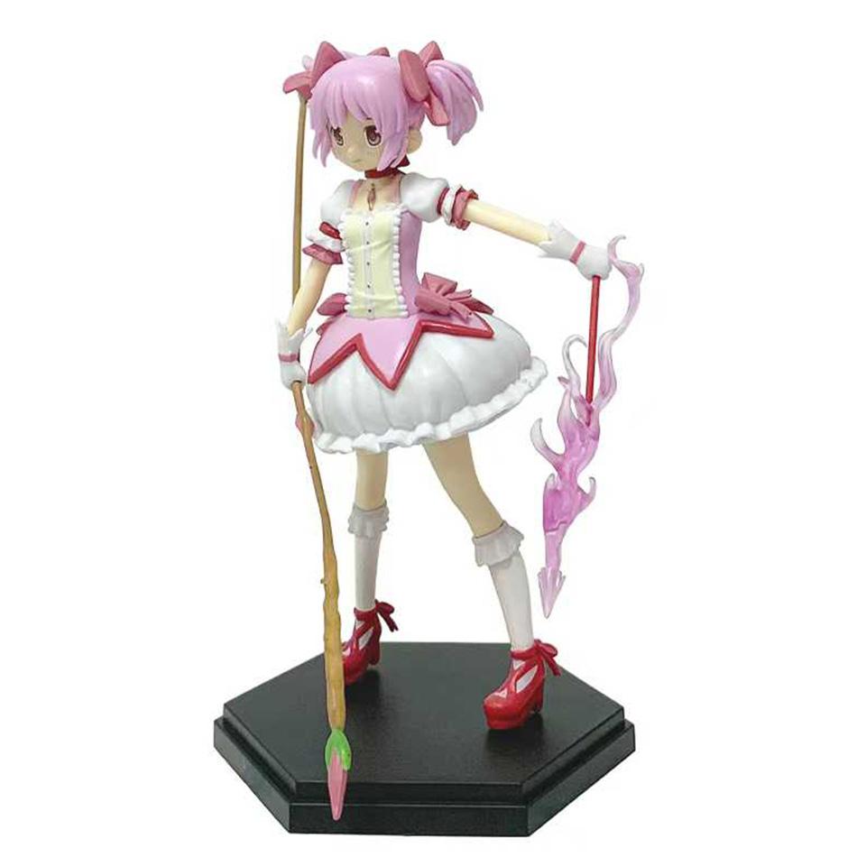 17-18CM Puella Magi Madoka Magica Aniem Figure Kaname Madoka Magic Girl PVC Anime Action Figures Anime Cartoon Model Toy Gift