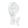 1Pc Removable Suction Cup Hook Vacuum Strong Hook Up Household Movable Finishing Hook Towel Hanger Bathroom Kitchen Organizer Creative