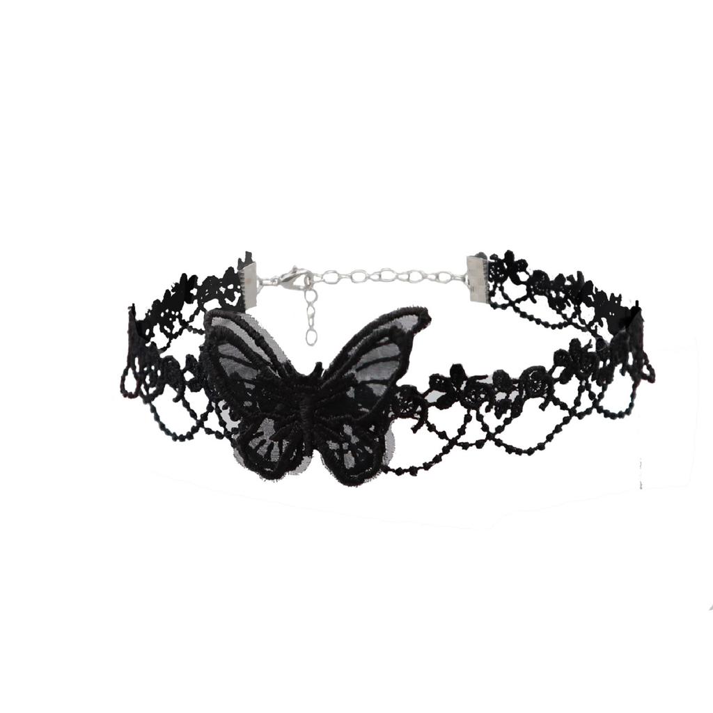 Lady Chokers Leaf Tassel Women Neck Jewelry Accessory Girl Lace Gothic Vintage Sexy Fashion Velvet Rose Beads Flower Necklace