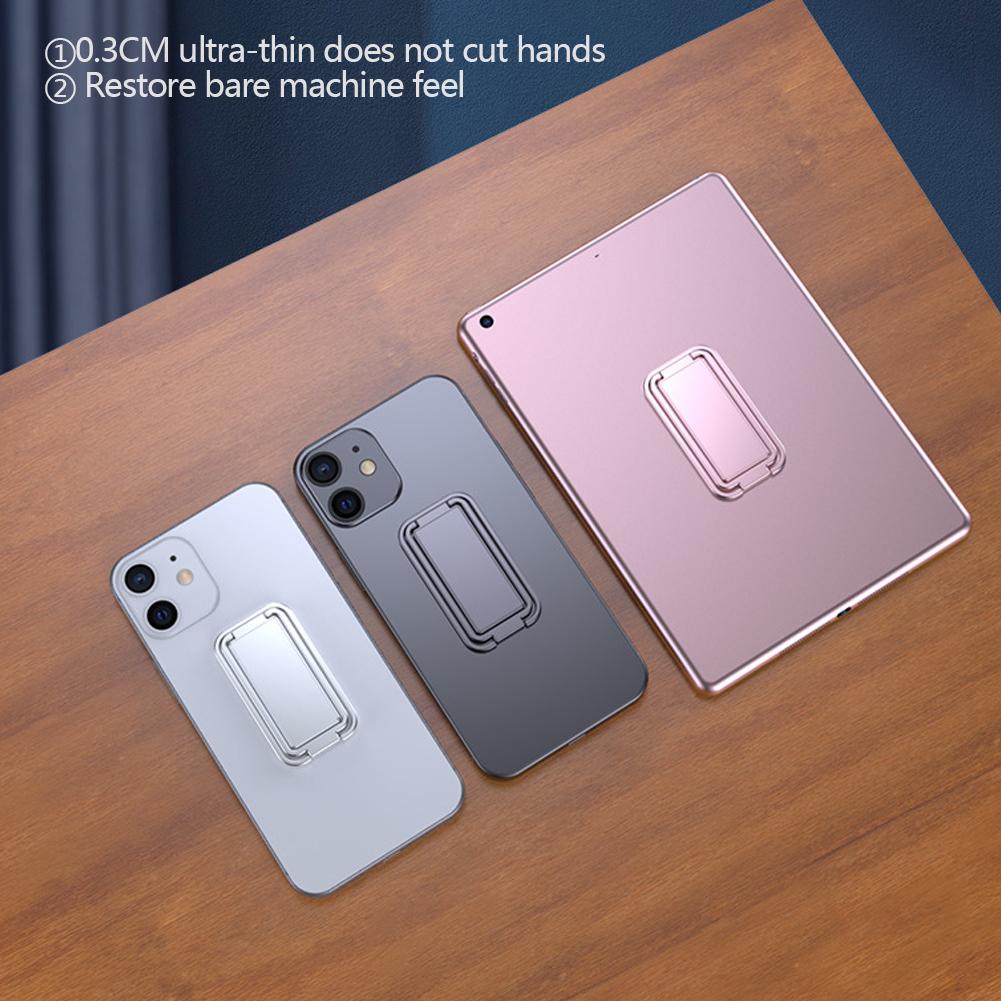 Metal Universal Finger Ring Phone Holder Stand Bracket Mini Phone Holder 360 Degree Rotating for Mobile Phone Pad Back Sticker