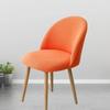 1/2/4/6Pcs Solid Color Stretch Low Back Duckbill Dining Chair Covers Stretch Dining Seat Cover for Kitchen Hotel Office Navidad