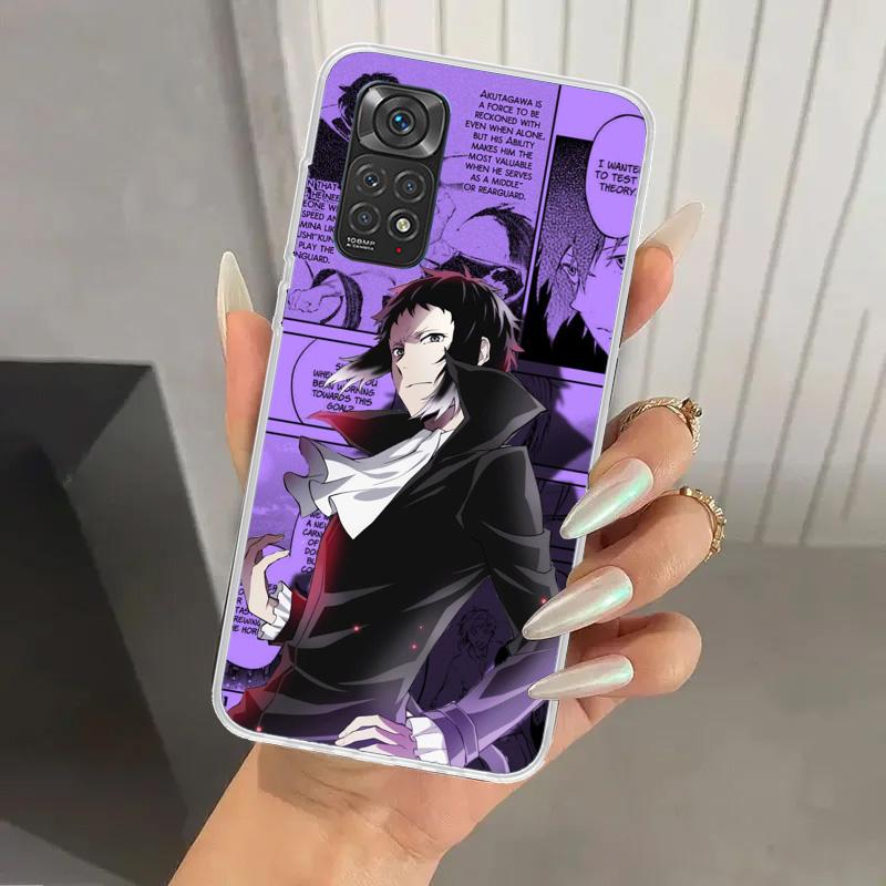 Bungo Stray Dogs Manga Phone Case for Xiaomi Redmi Note 15 14 14S 13 12S 12 Pro 11S 11 Plus 11T 11E 10S Soft Funda Print Shell R