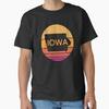 Iowa - Retro Sun State of Iowa Classic T-Shir T Shirt Made In US/AUS Size S-2XL