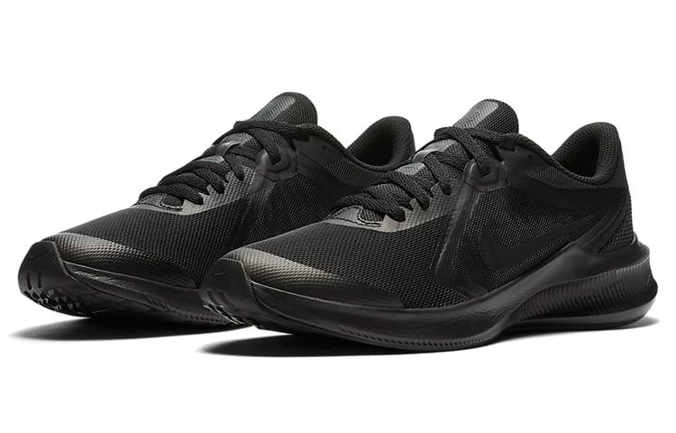 Nike Downshifter 10 Cushioning Slip Resistant Cushioning Slip Resistant Low top Kids' Running Shoes Black Teenagers CJ2066-017