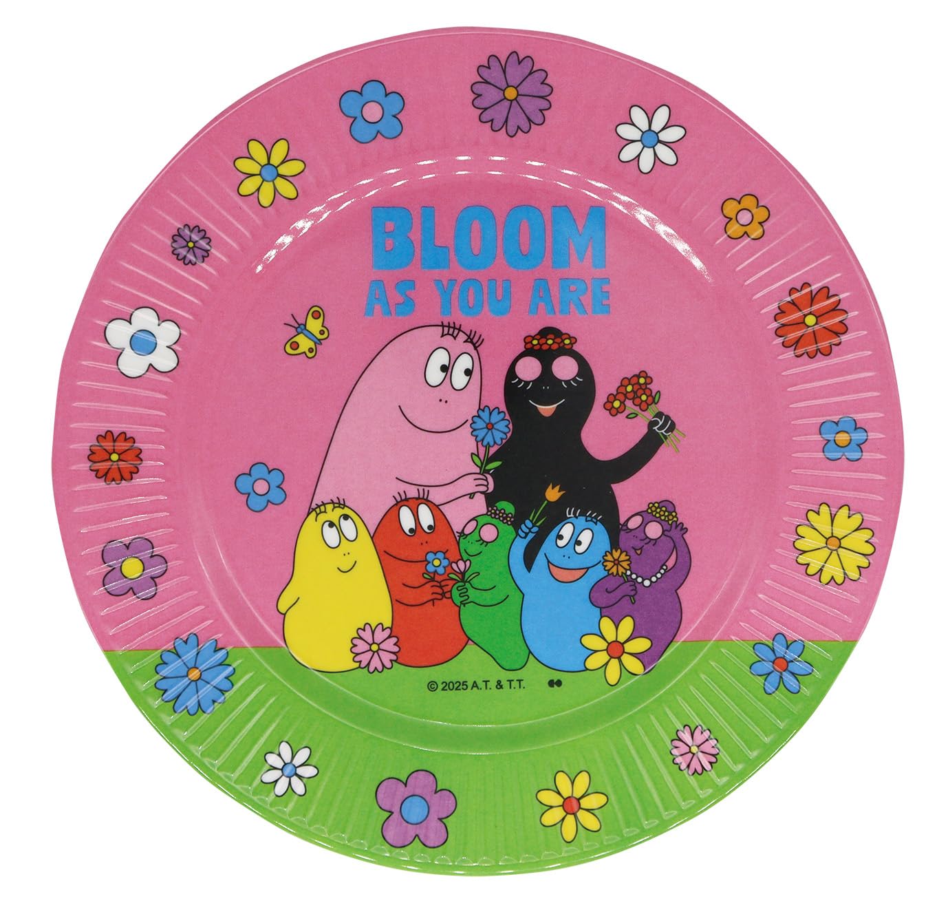 

Onishi Ken BARBAPAPA Melamine Lunch Colors in Plate, Bloom/PK Small, BPK-810