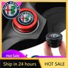 Car Stickers For Alfa Romeo Car Cigarette Lighter Dust Cover Dustproof Decoration Cap For Alfa Romeo Giulietta 159 147 156 166 M