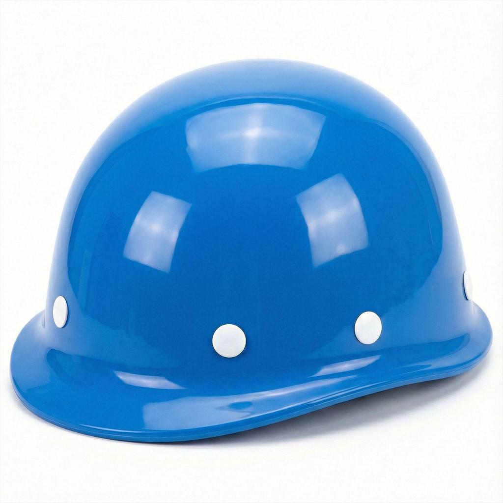 National Standard Thickened Fiberglass Construction Helmet with Logo Printing