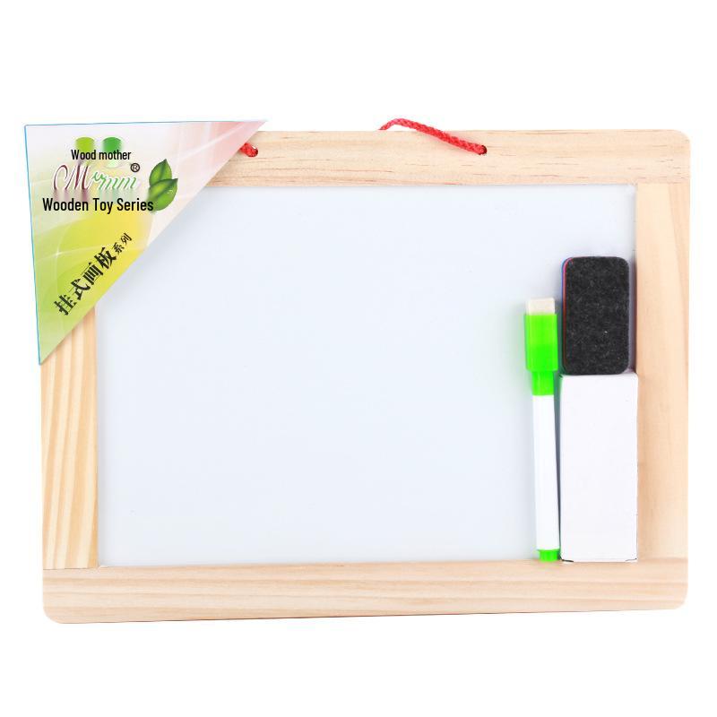 Kids' Double-Sided Magnetic Liftable Wooden Easel - Colorful Art & Drawing Toy