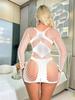 Sexy Black Lingerie Fishnet Babydoll Bodysuit Dress Nightwear Lingerie for Women Adult Sex Costume GZW
