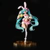 Hatsune Miku Anime Character Kawaii PVC Handmade Model Doll Action Doll Rabbit Ears Home Decoration Christmas Ornament Toy Gift