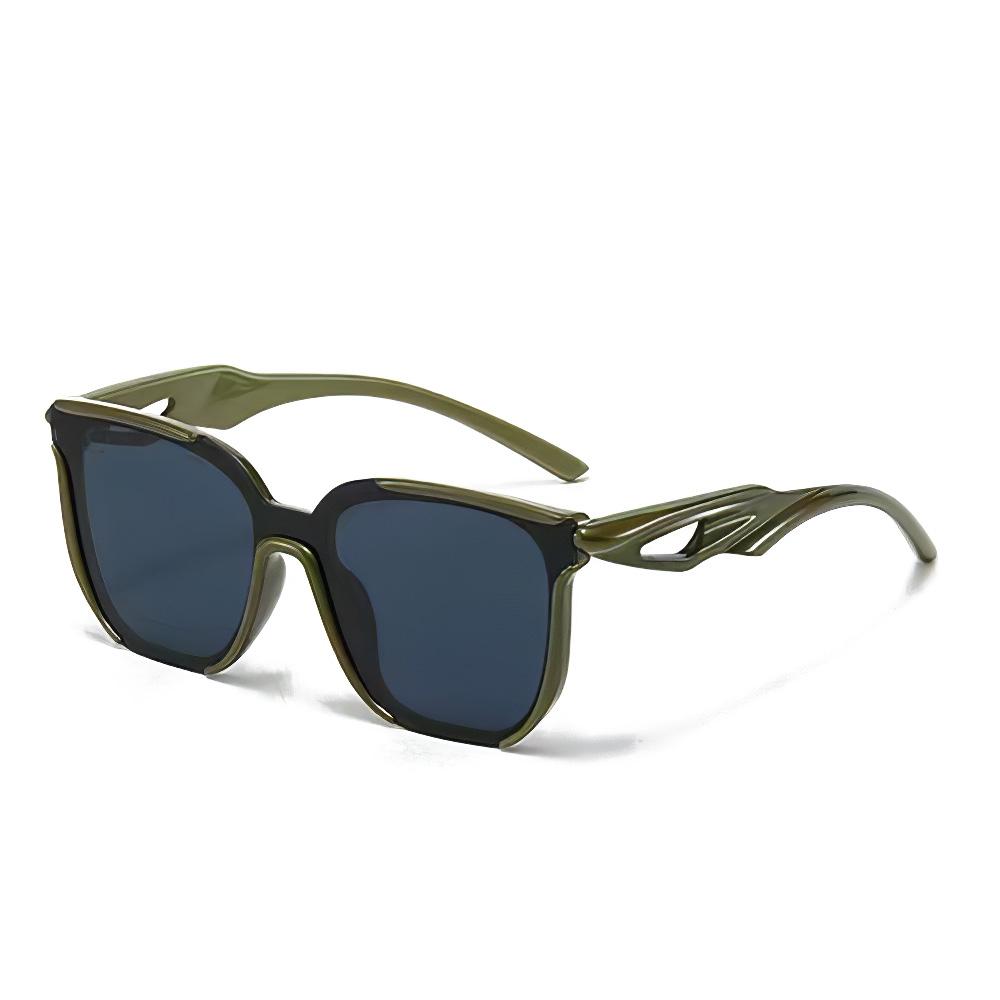 Sunglasses for Women Lightweight Design Trendy Styley Square Shape Sunglasses Unique Wavy Leg Design Gradient Frame Versatile Women Eyeglasses