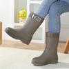 Women's Mid-Calf - Rain Boots for Outdoor Use