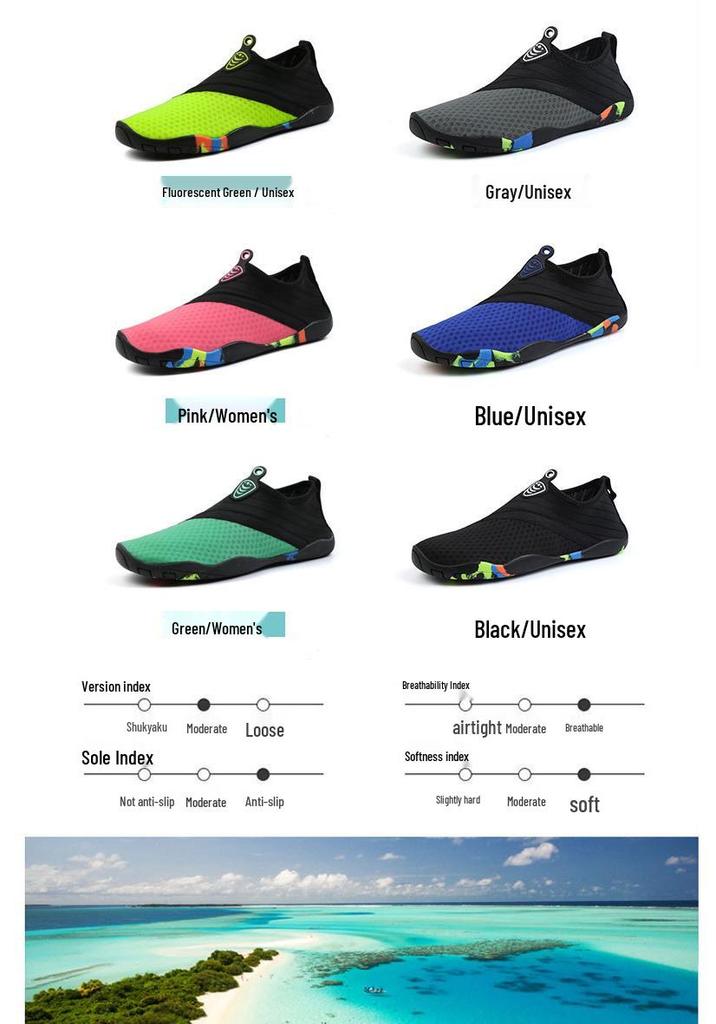 Swim & Dive Anti-Slip Water Shoes - Versatile Beach, Snorkeling, Fitness Shoes for Couples
