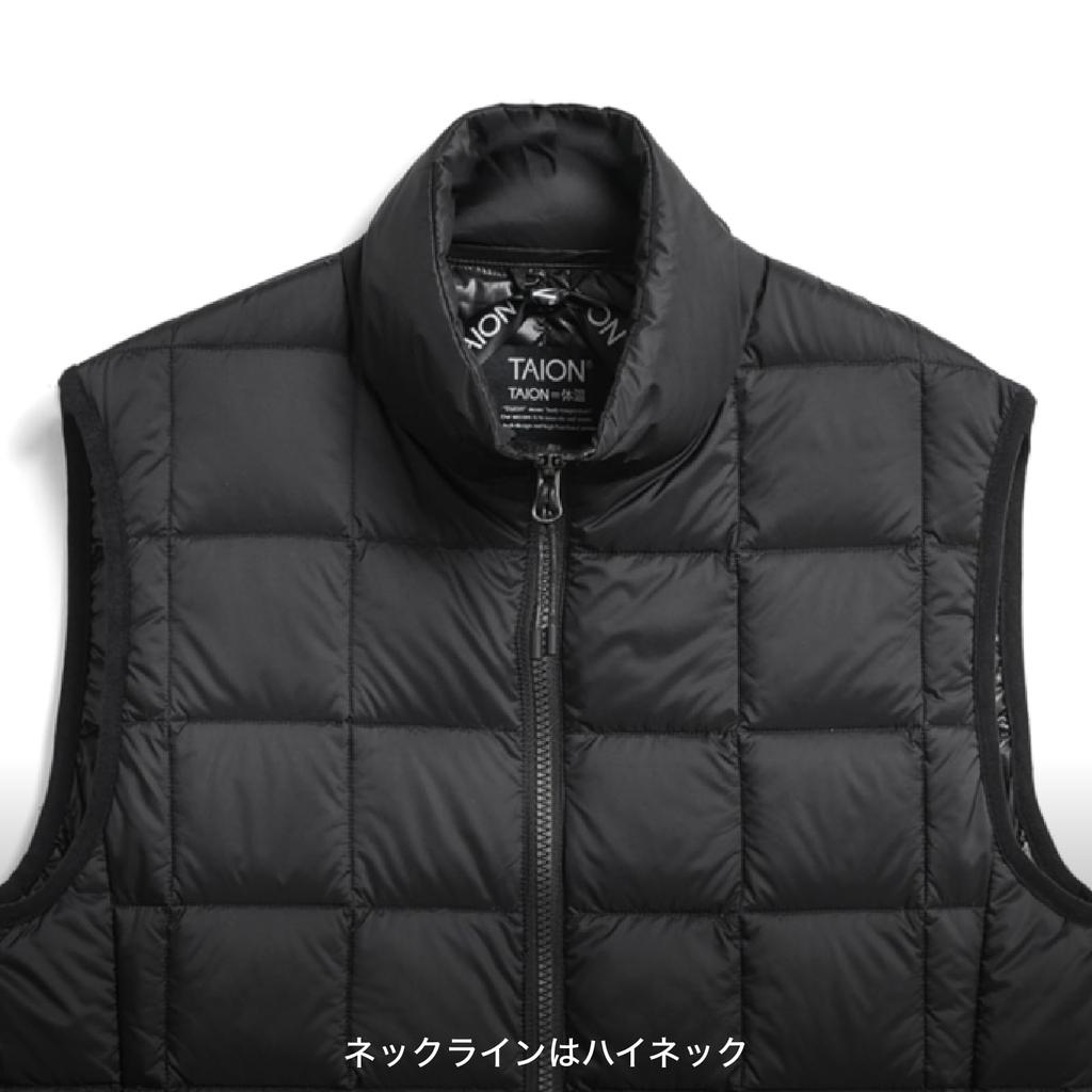 Taion Down Vest 002WZ Dark Charcoal