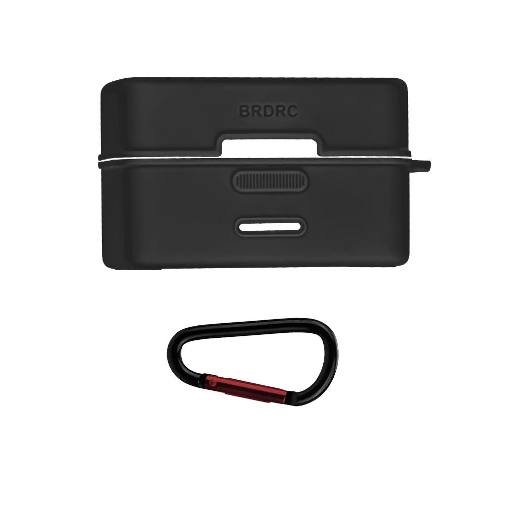 

BRDRC Silicone Case for DJI Mic Mini Charging Cover Microphone Scratch-proof Protector Case with Carabiner чёрный