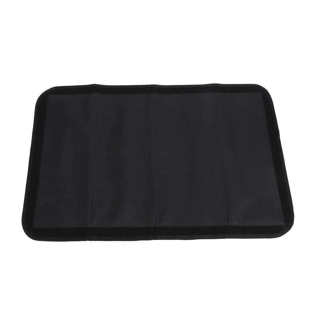 RV Door Window Shade 25x16in Privacy Protection RV Foldable Window Sunshade for Trailer Motorhome with Hook and Loop