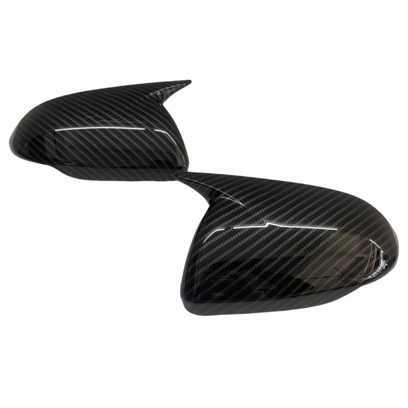 For Kia Rio 2018      No Sighal Light Car Rearview Side Mirror Cover Wing Cap Exterior Door Shell Trim