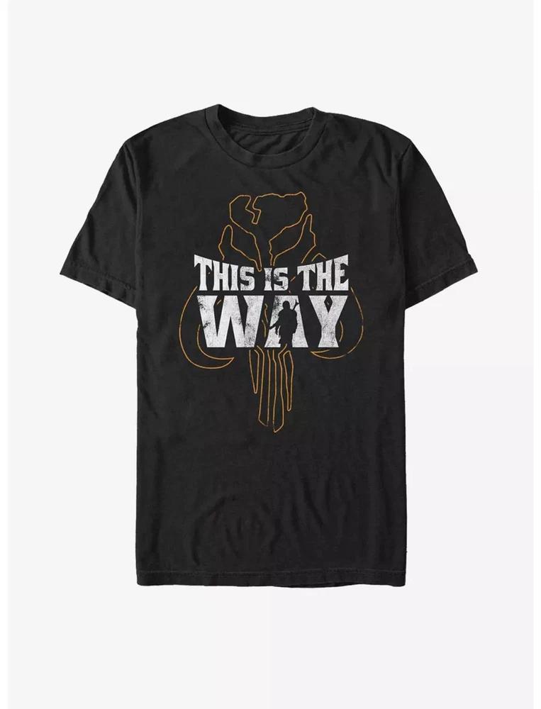 Star Wars The Unisexdalorian This Is The Way Silhouette TShirt Unisex Black S