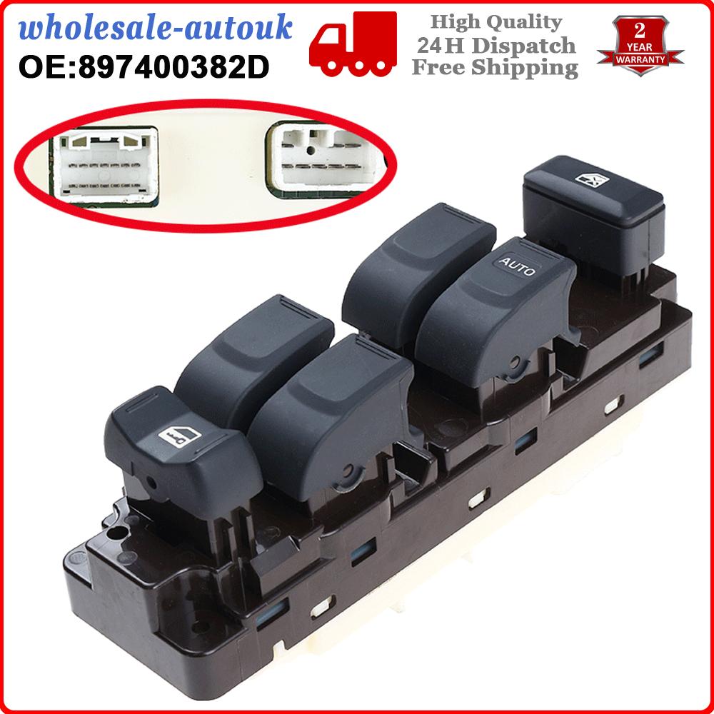 New Electric Power Window Switch Fits Isuzu D-Max 2003-2011 897400382D N6T7 RHD
