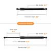 Barre di Supporto Cofano Posteriore Auto Ammortizzatore Portellone Posteriore Per Ford F150 F250 F350 2015~2024 Ammortizzatore Idraulico di Assistenza Portellone Posteriore Auto