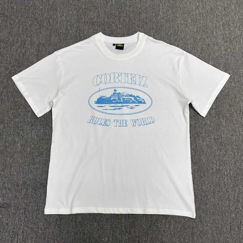 Corteiz Streetwear Graphic Tee Unisex Oversized Cotton T-Shirt Hip Hop Casual Short Sleeve Top