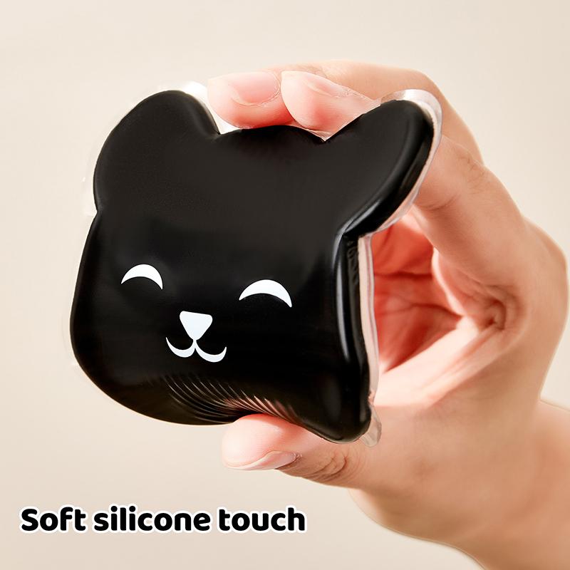 Soft Silicone Bear Shaped Body Lotion Applicator Tool For Foundation And Makeup Application Ideal For Women Skincare