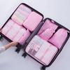 7Pcs Travel Organizer Set Clothes Shoes Toiletries Storage Bags Waterproof Lightweight