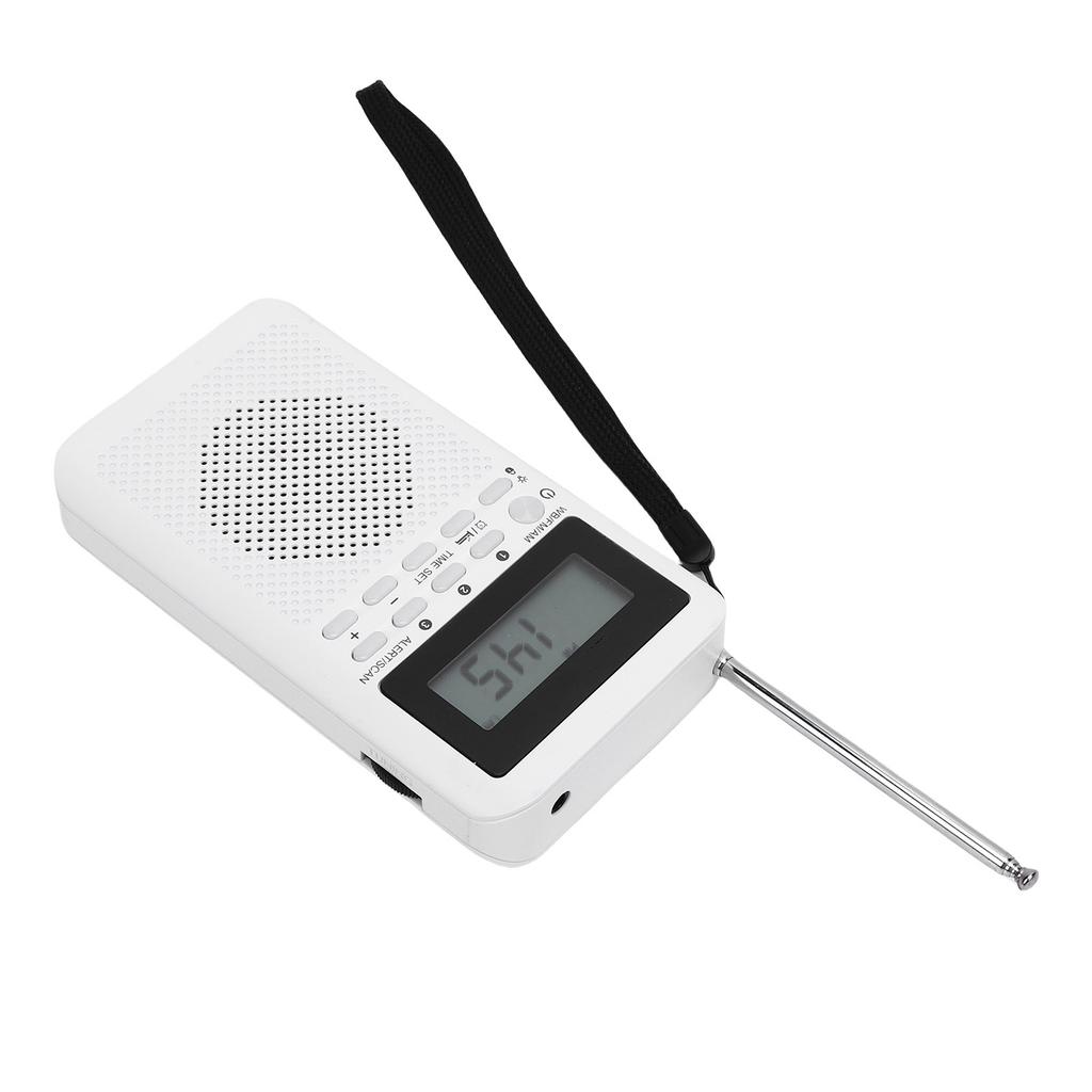 Micro Radio Portable Handheld AM FM WB Multiband for Indoor Outdoor Emergency Use Battery Powered