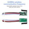 DC 3.6V-24V 2A Mini Remote Switch 12V 24V Mini Receiver LED Access Control Single-Channel Remote Switch 433MHz