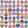 50PCS Abstract Painting Stickers Colorful Characters Portrait Cup Computer Cell Phone Decoration Waterproof Stickers