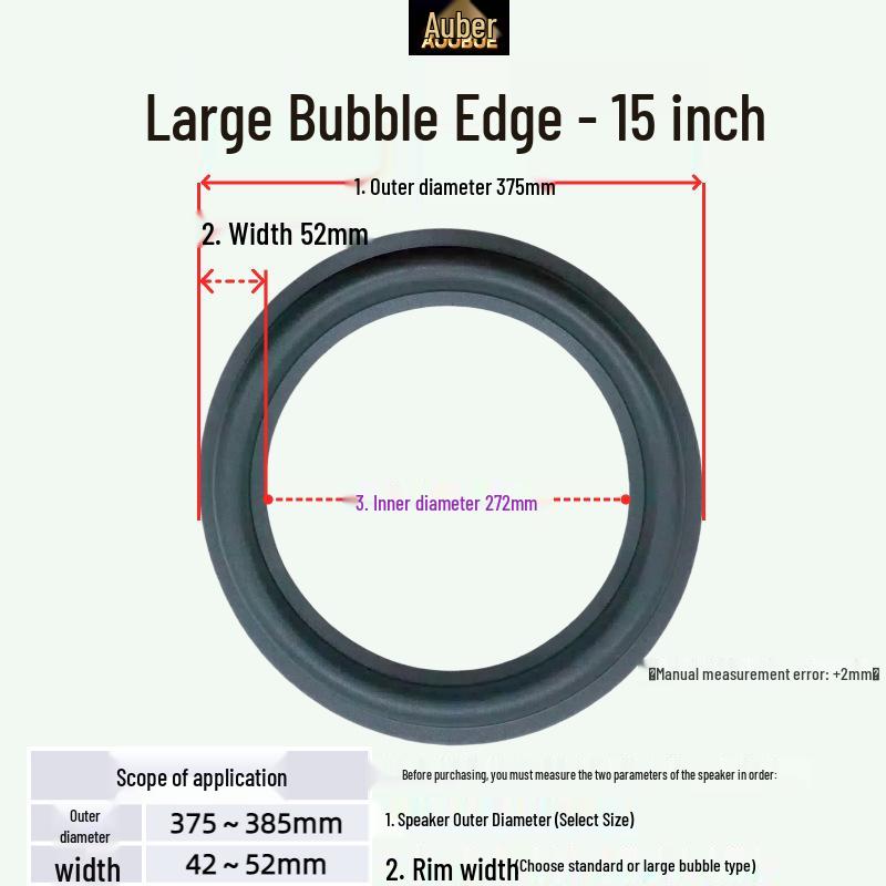 JBL Speaker Repair Foam Surround: Replacement Edge for 3/4/6/6.5/8/10/12 Inch Folding Ring