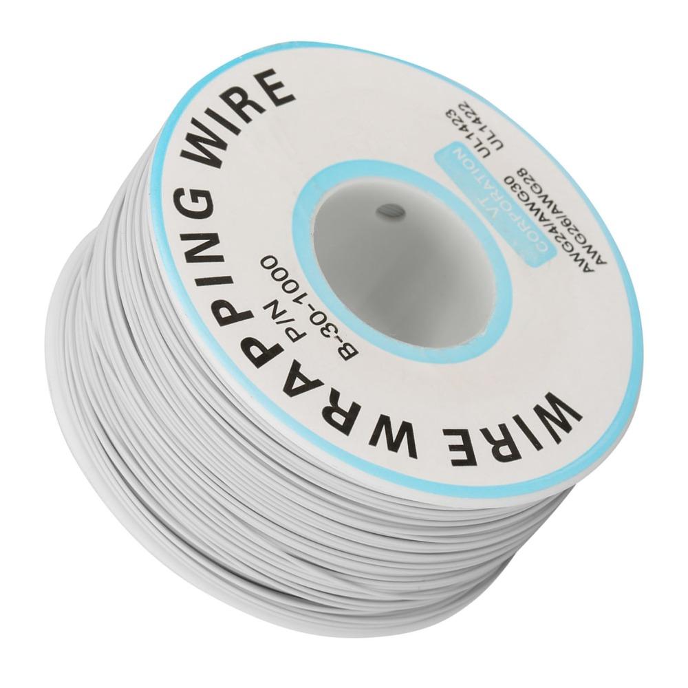 30AWG Single Copper Wire Strand 200M Wrapping Wire Colorful Tin Plated Copper Cord  Circuit Board