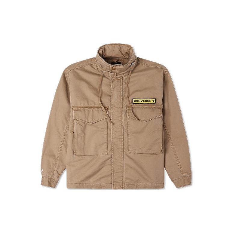Converse Jackets Men's Brown Lapel Moderate Workwear 10024189-A02