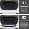 1pc Carbon Fiber Car Trunk Rear Bumper Sticker Guard Plate Protector for Alfa Romeo Giulia Stelvio Giulietta Spider GT 4C 8C Mito Brera Modification
