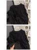 2024 Women's Solid Color Tassel Sweater - Loose, Soft Knit for Autumn/Winter