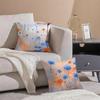Delicate Floral Symbol CCornflower Cushion Cover Pillowcase Short Plush Invisible zipper Room Sofa Cushion Cover