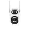 iCSee Dual-Lens HD WiFi Smart Camera, 360° Full-Color Night Vision Security Monitoring