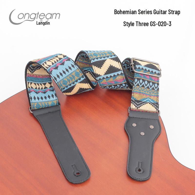 Bohemian Diagonaler Schwanzstift Gitarrengurt für Akustik- & E-Gitarren