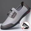 Men's Classic Non-Slip Breathable Leather Sandals - Lightweight & Fashionable Summer Slip-Ons