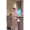 Fashion Black O-Neck Knitted Sweater Women Pullovers Summer Short Sleeve Knit Sweater Pullover Women Sueters