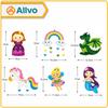 [PACZA] Felt sewing kit for children 27 pieces Z3354