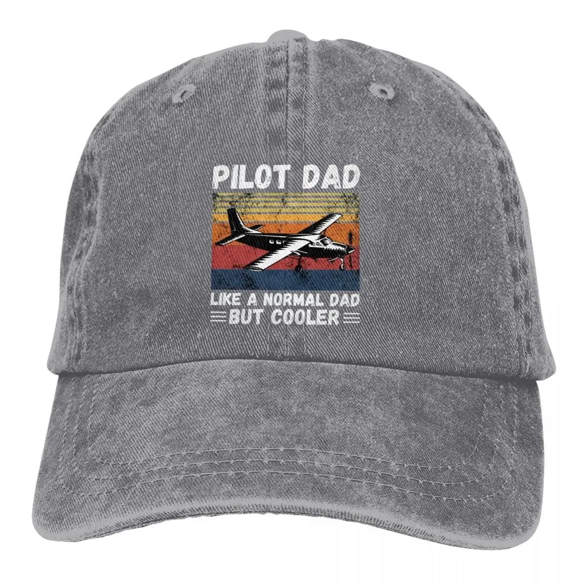 

2026 Pilot Dad But Cooler Retro Sunset Pilot Dad Baseball Cap Men Cowboy Hats Women Visor Protection Snapback Airplane Lover Cap Adjustable& 8Y