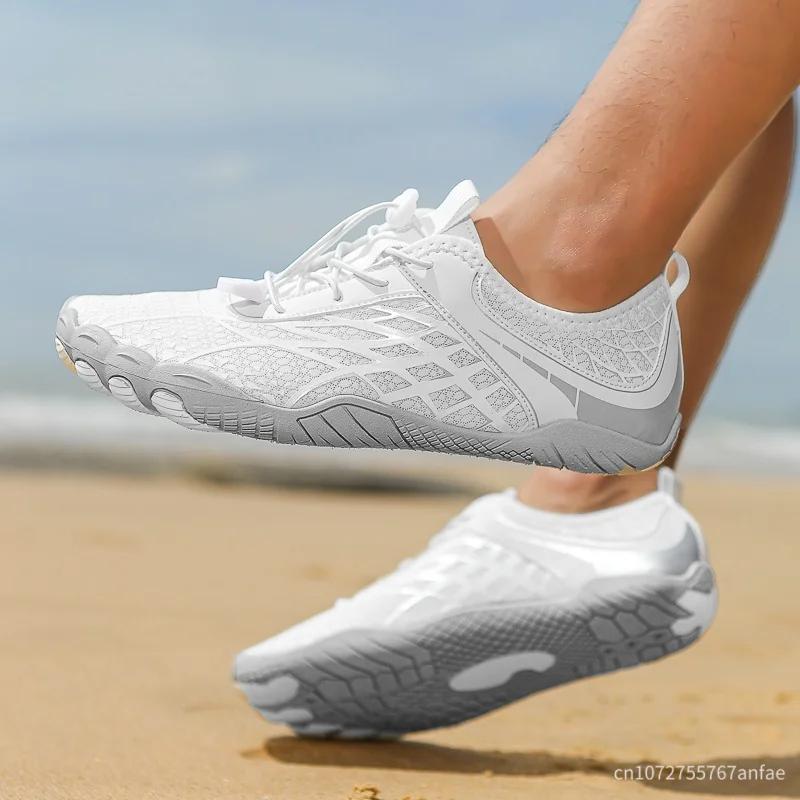 2025 popular fashion five finger river tracing shoes, anti slip breathable swimming shoes, multifunctional yoga shoes