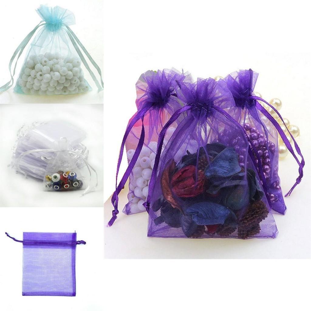 Premium 10 Stück Organzabeutel zum Präsentieren schöner Geschenke bei Hochzeiten und Partys