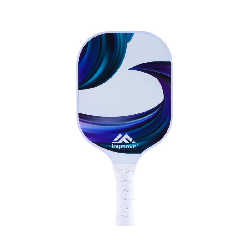 Carbon Fiber Pickleball Paddle Set With Blue Carry Bag 2 Paddles 4 Balls Outdoor Recreational Sport Equipment
