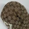 Used GUCCI GG Logo Canvas Cap L Size 59cm