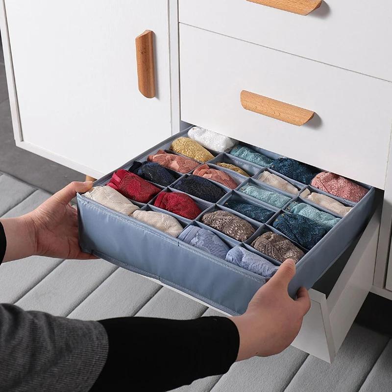 Closets Clothes Organizer Pants Jeans Storage Box Cabinet Organizer Drawers Underwear Socks T-Shirt Wardrobe Storage Organizers