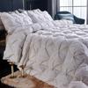 Luxury White Goose Down Comforter Single/Double/King/Queen Size Duvet Insert Pinch Pleat Design 100% Cotton Shell Thick Quilt