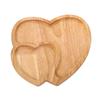 Wooden Serving Tray Heart Shaped Cheese Board Plate Dinner Plate Cake Plate Decorative Serving Platter Plate For Ware Plates